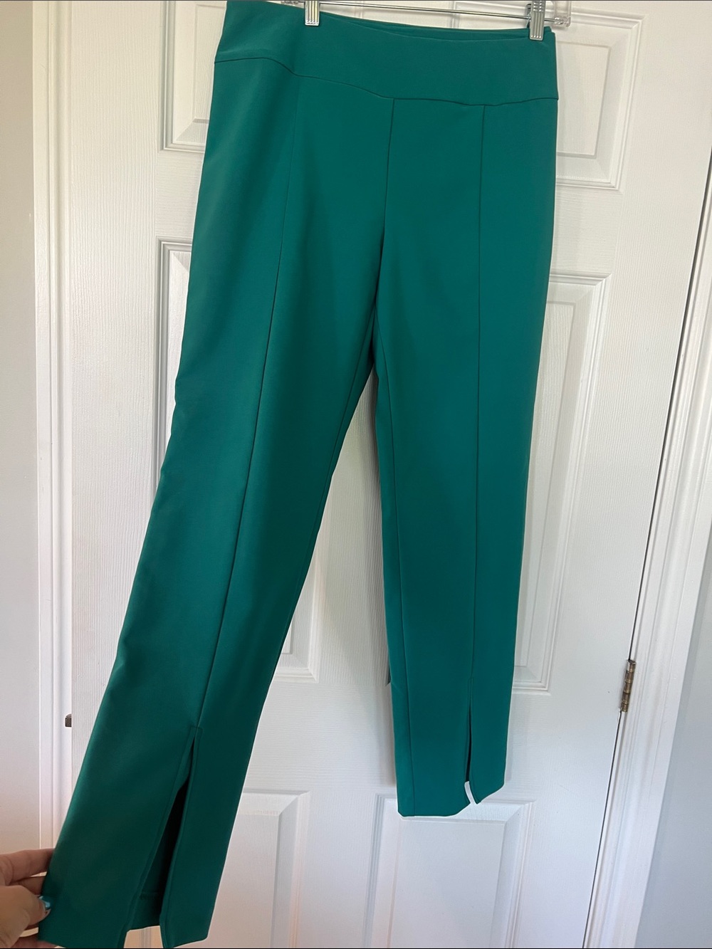 Women's Straight Leg Dress Pants in Teal